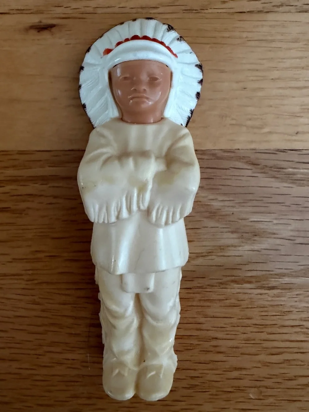 Vintage 1950s 1960s Native American Indian Chief Plastic